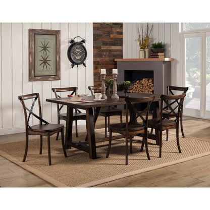 brown dining set