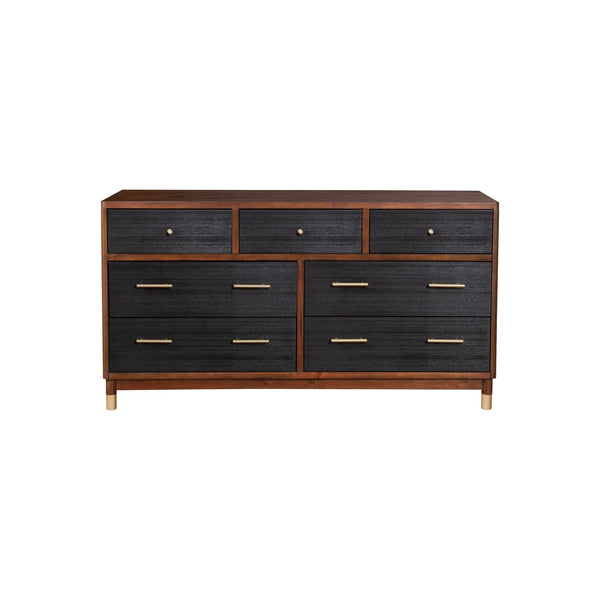 Walnut& Black dressing table