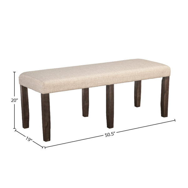 wood dining bench