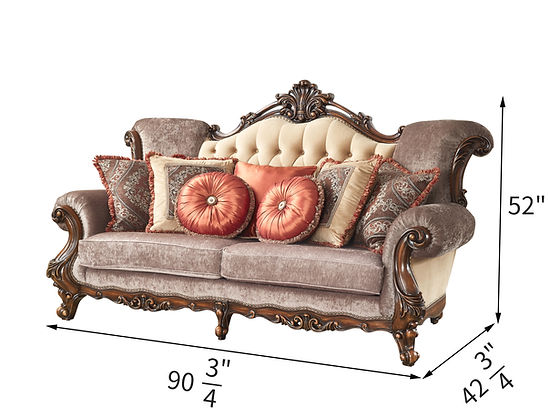 beige premium sofa set