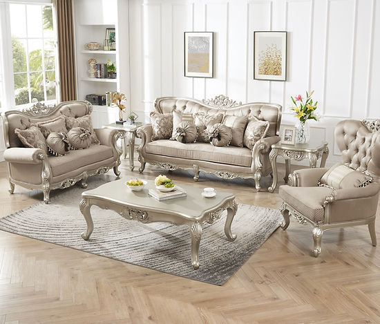 beige premium sofa set