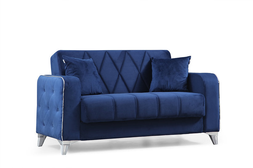 navy fabric sofa set