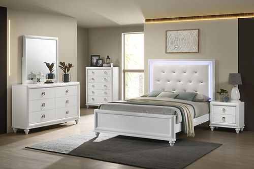white bedroom set