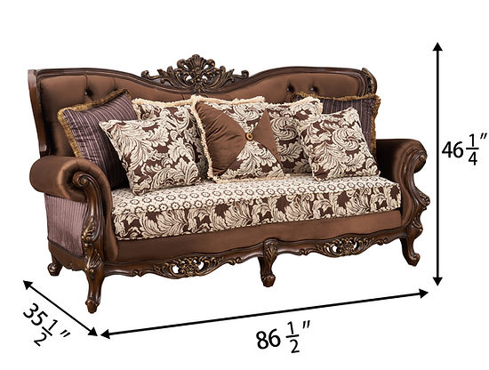brown premium sofa set