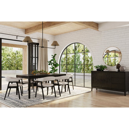 black dining set
