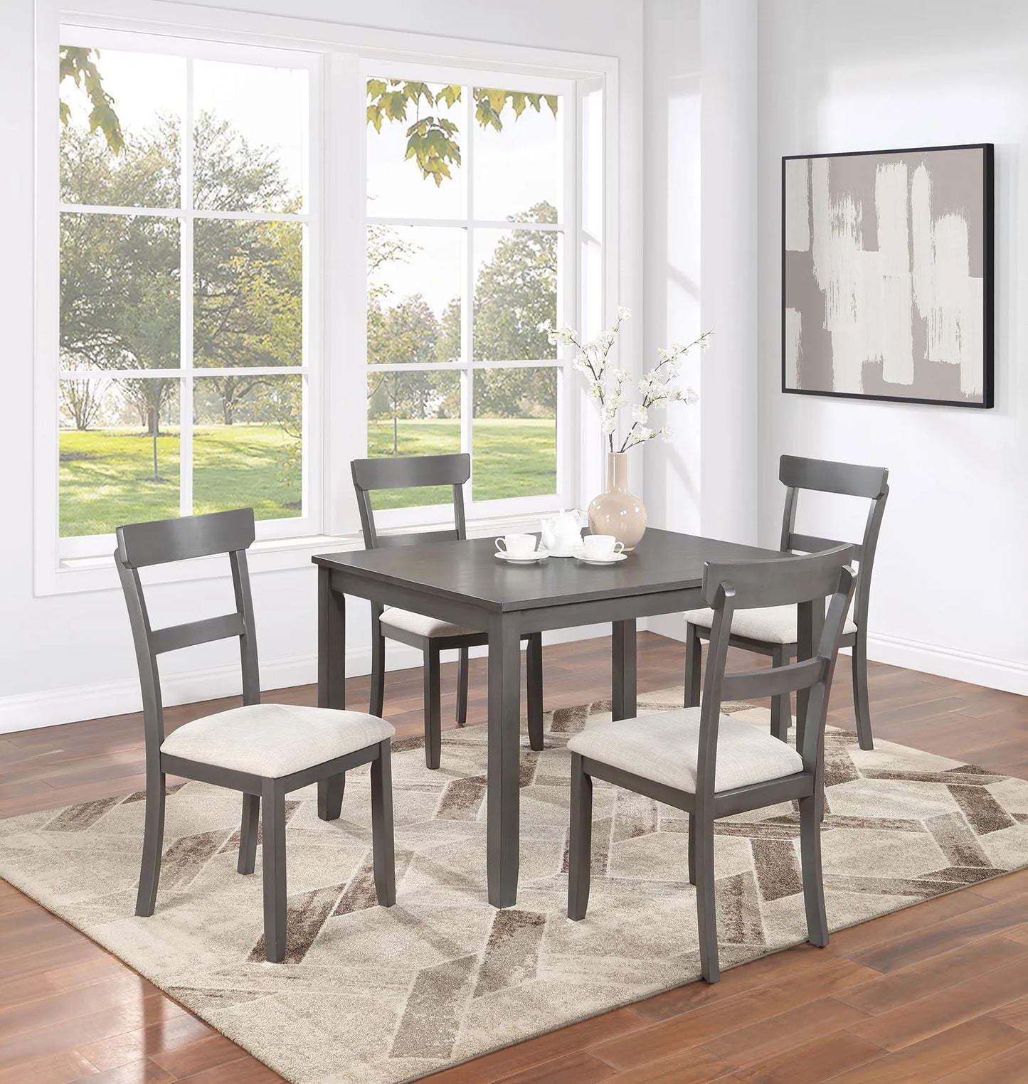 grey dining set