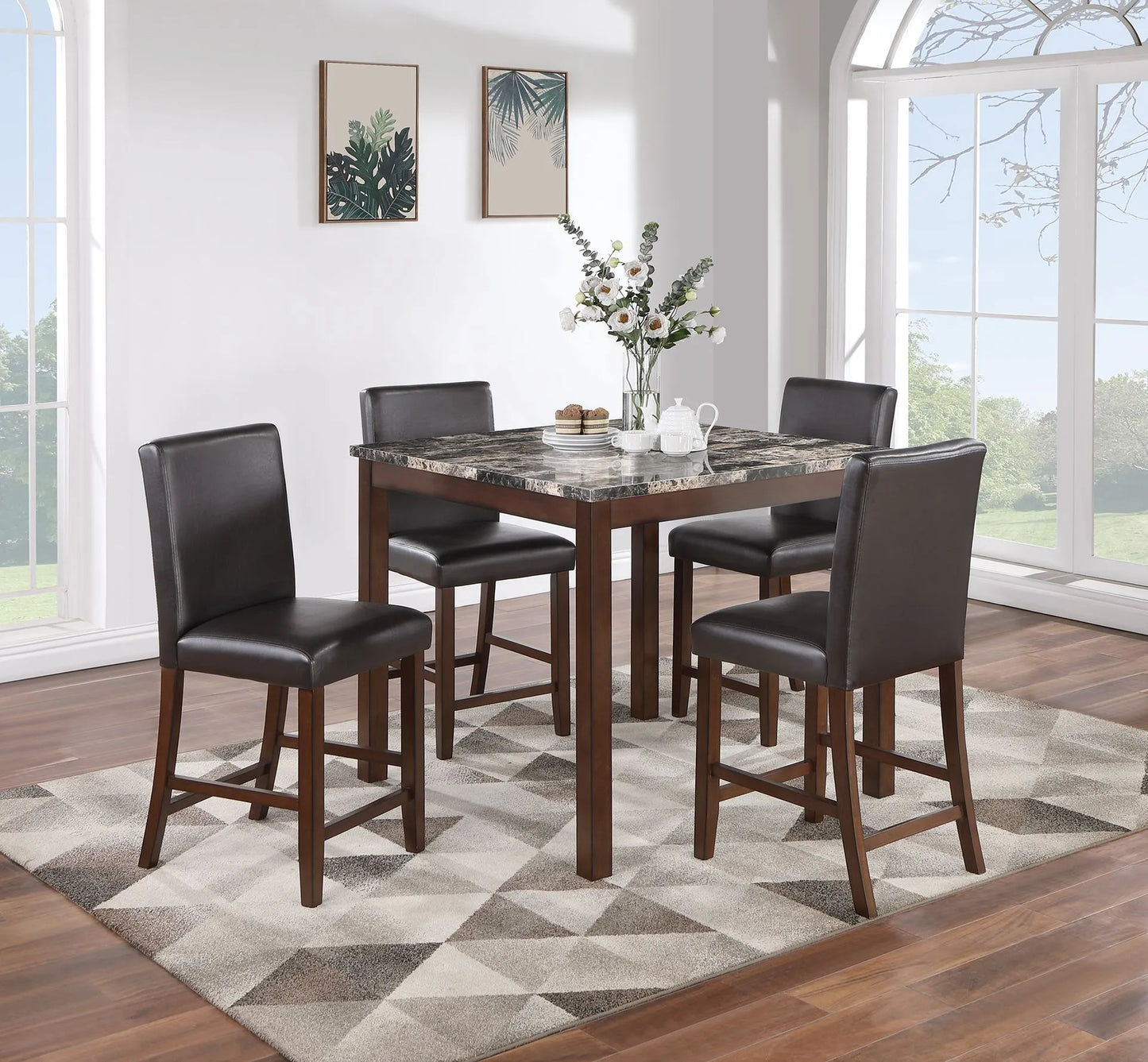 espresso dining set