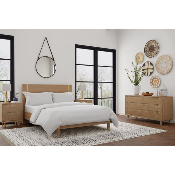 beige single bed