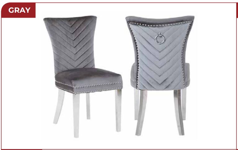 dark grey dining chair