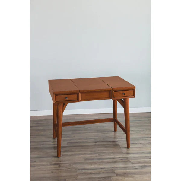 wood vanity set