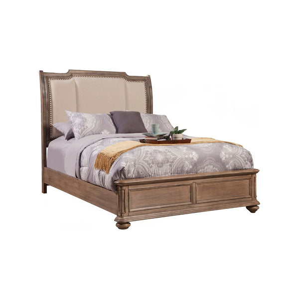 brown single bed