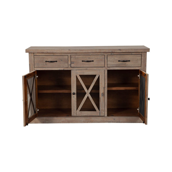 wood side board