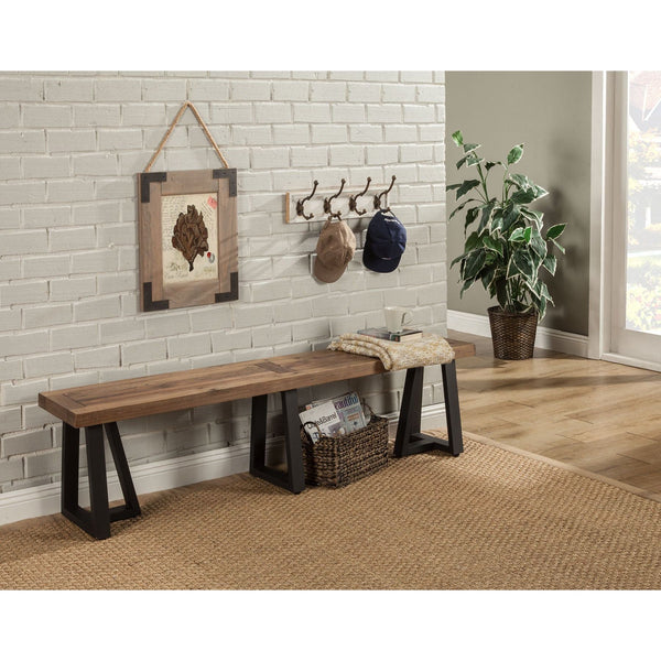 brown console table