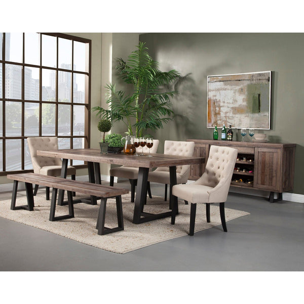 brown dining set