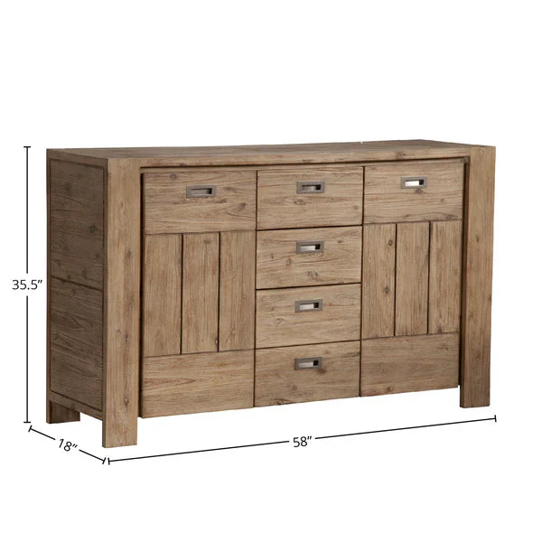 brown side board