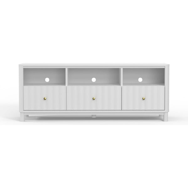 white tv unit