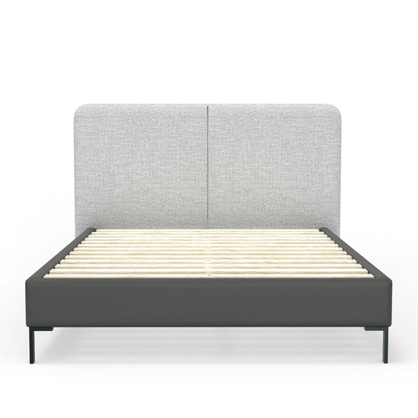 wooden single bed