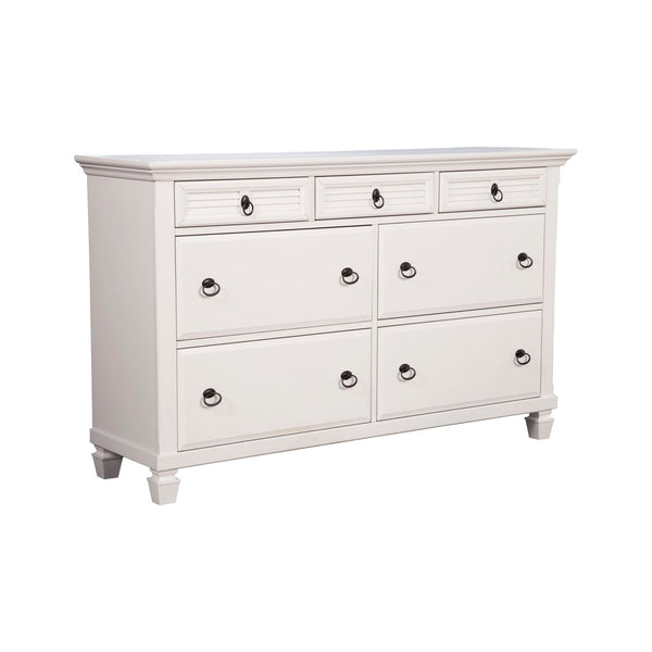 white dressing table