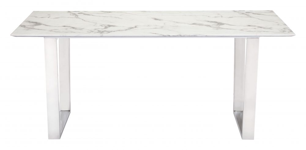 steel legs dining table