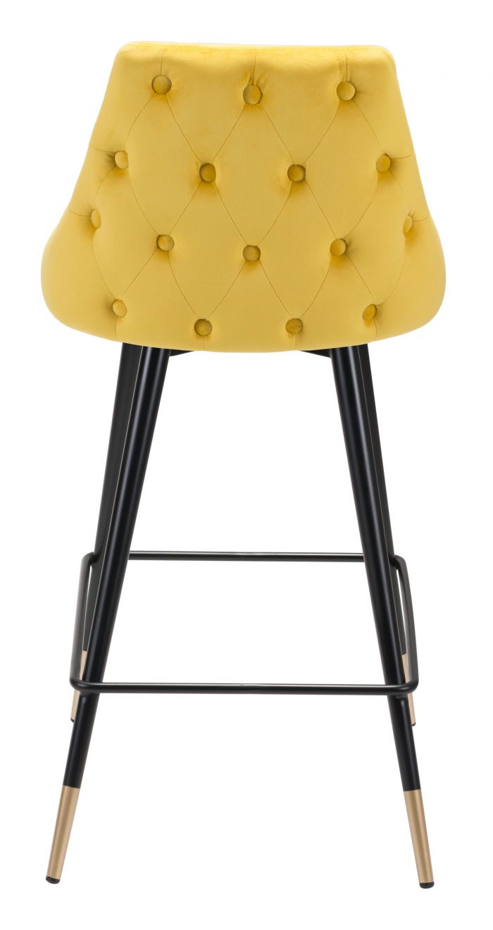 modern tufted counter stool