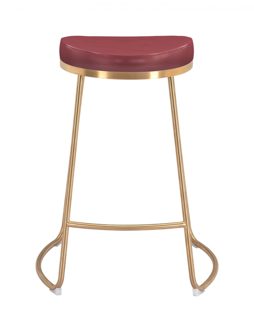 red counter stool