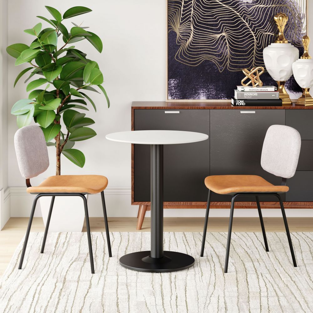 white dining set