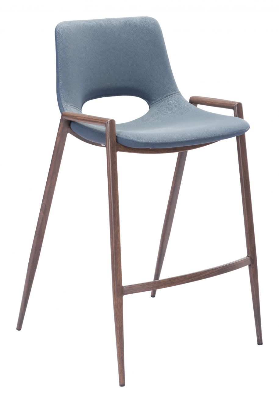 blue counter stool