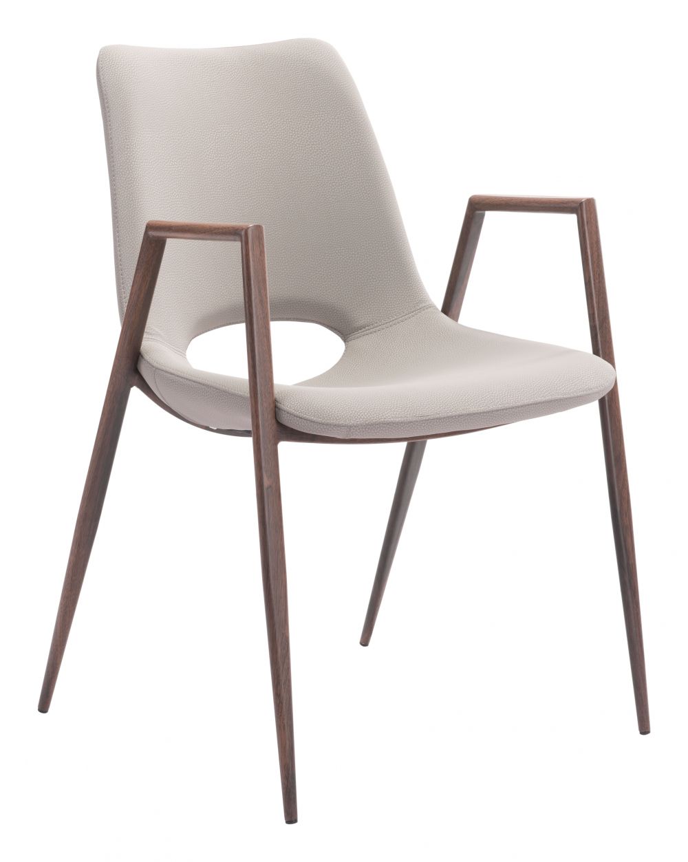 beige dining chair