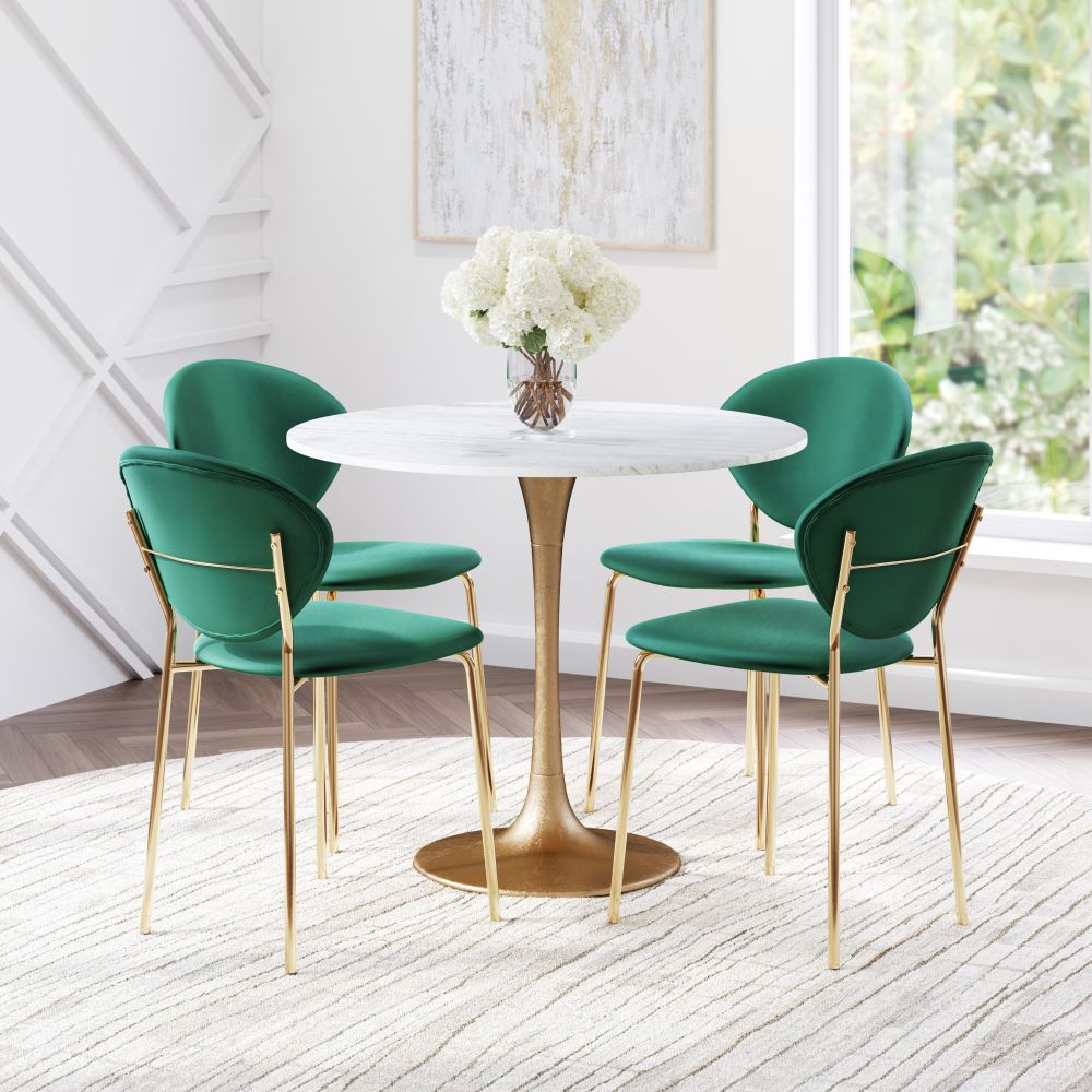 white dining set