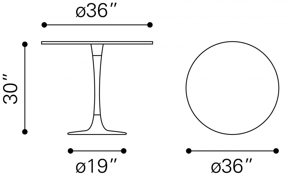 modern dining table