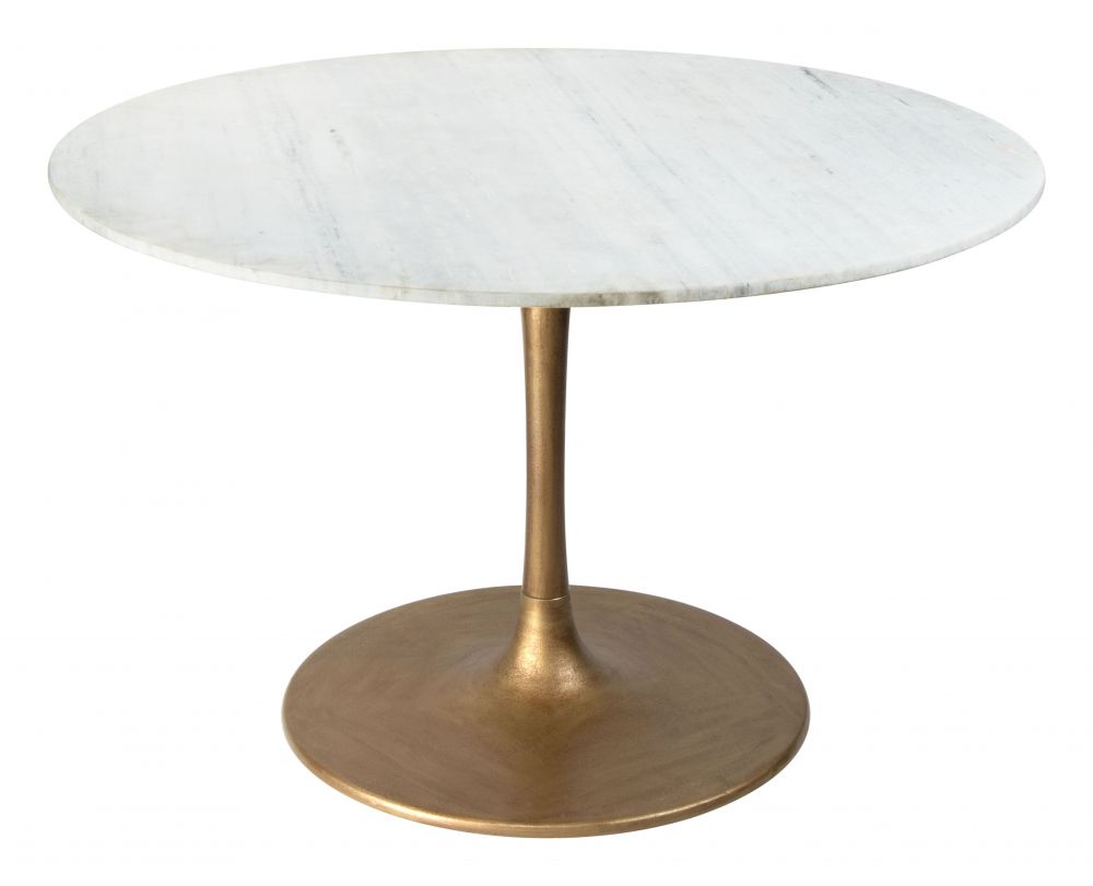 white dining table