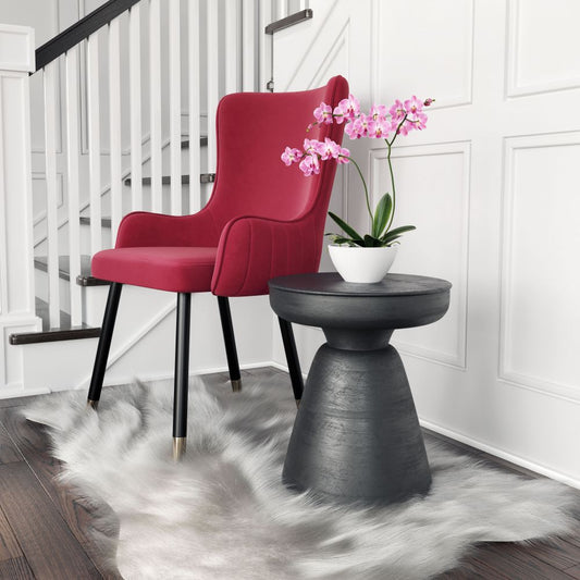 black side table