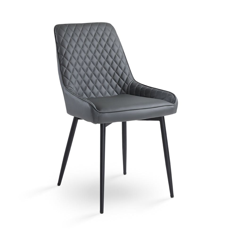 dark grey dining chair