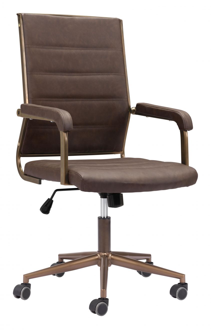 brown office chair