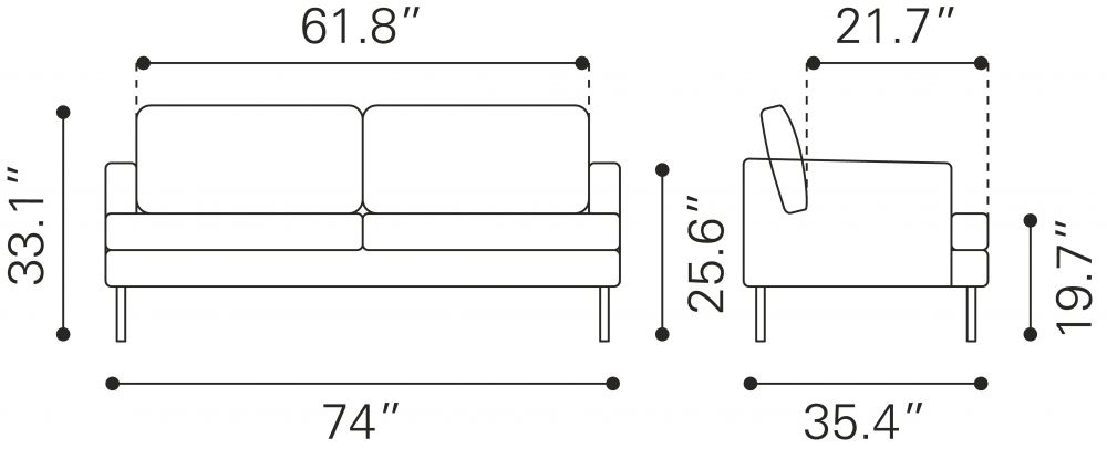 brown leather sofa