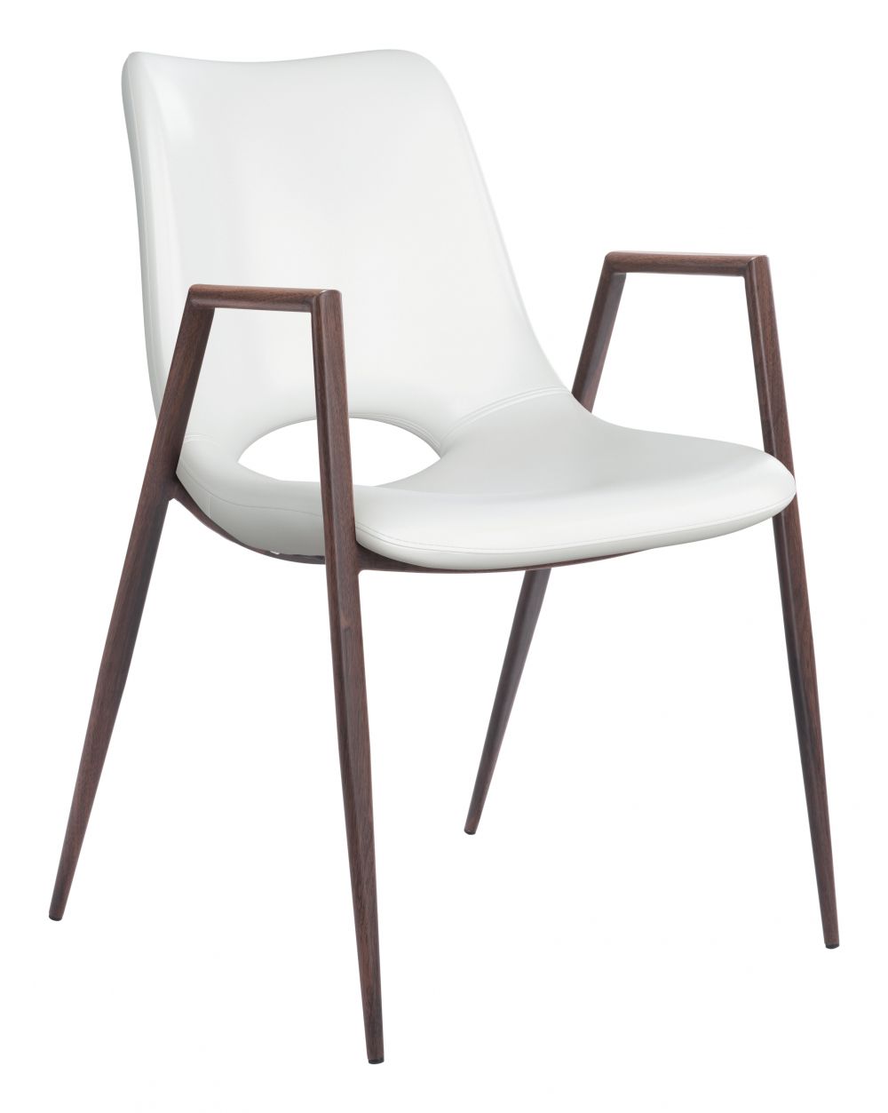 white dining chair