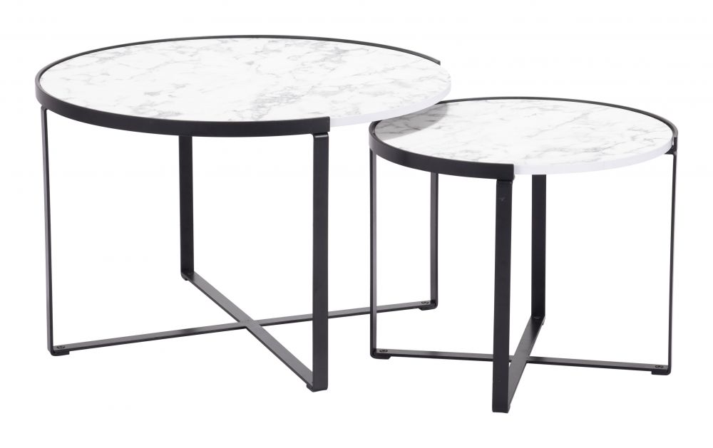 marble coffee table set