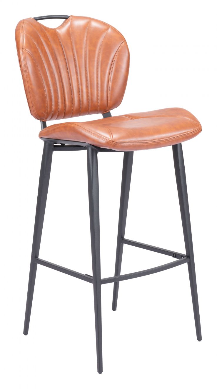 brown bar stool