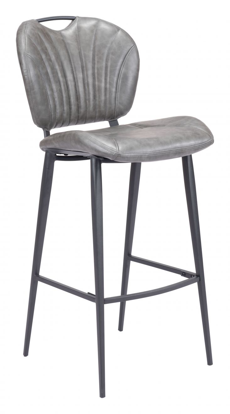 grey bar stool