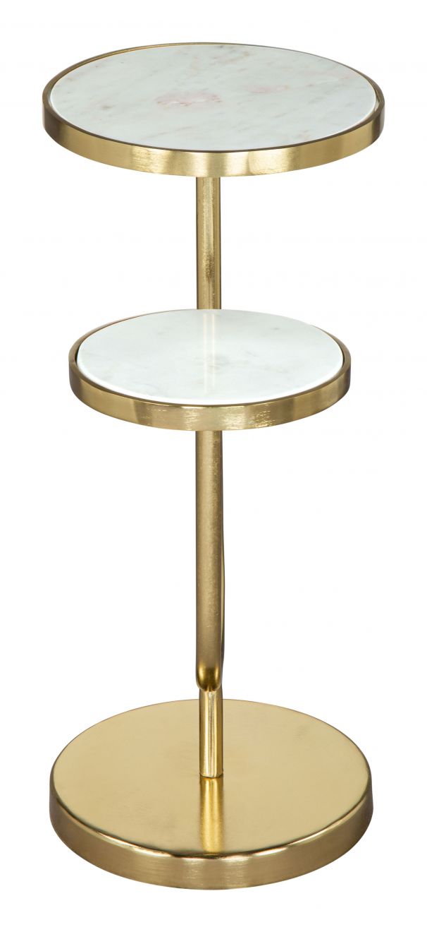 golden side table