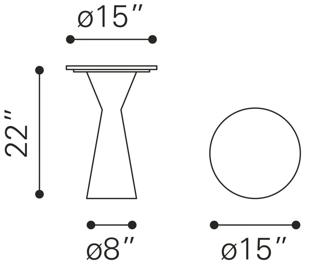 round side table