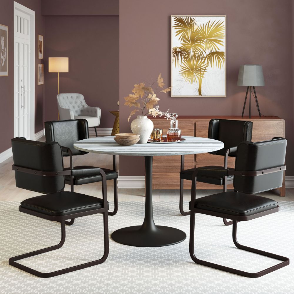grey dining set