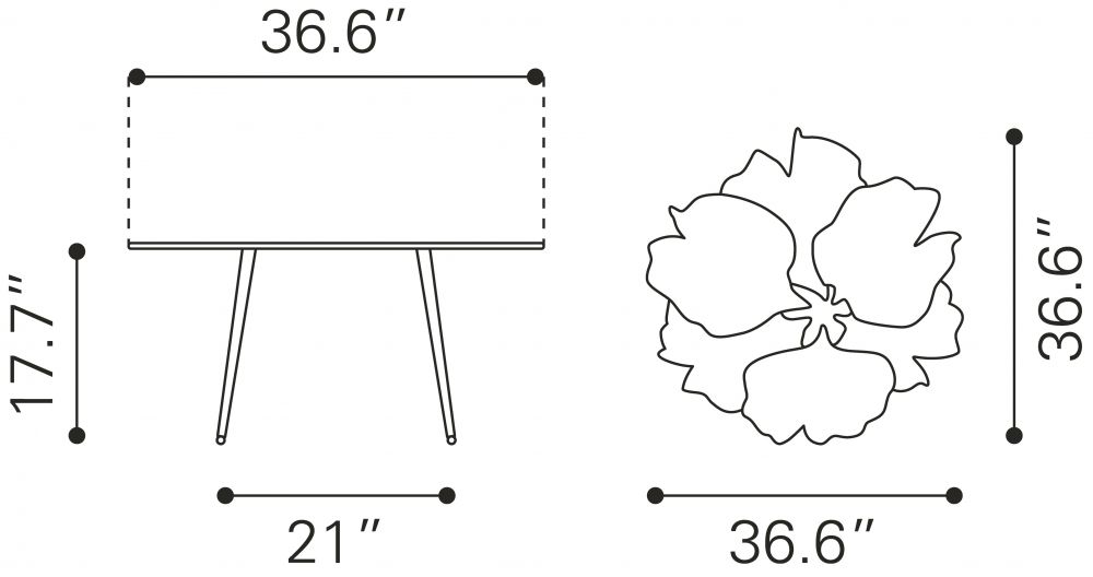 brass Aluminum coffee table