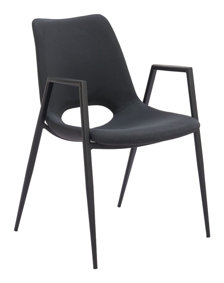 black dining chair