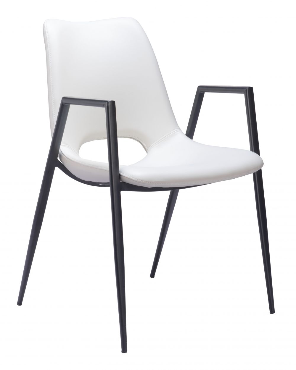 white dining chair