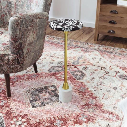 black side table