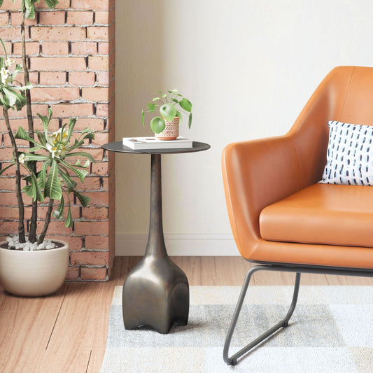 grey side table