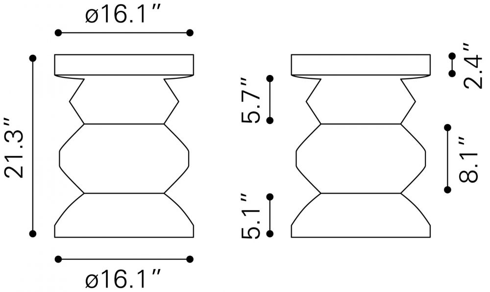 round end table
