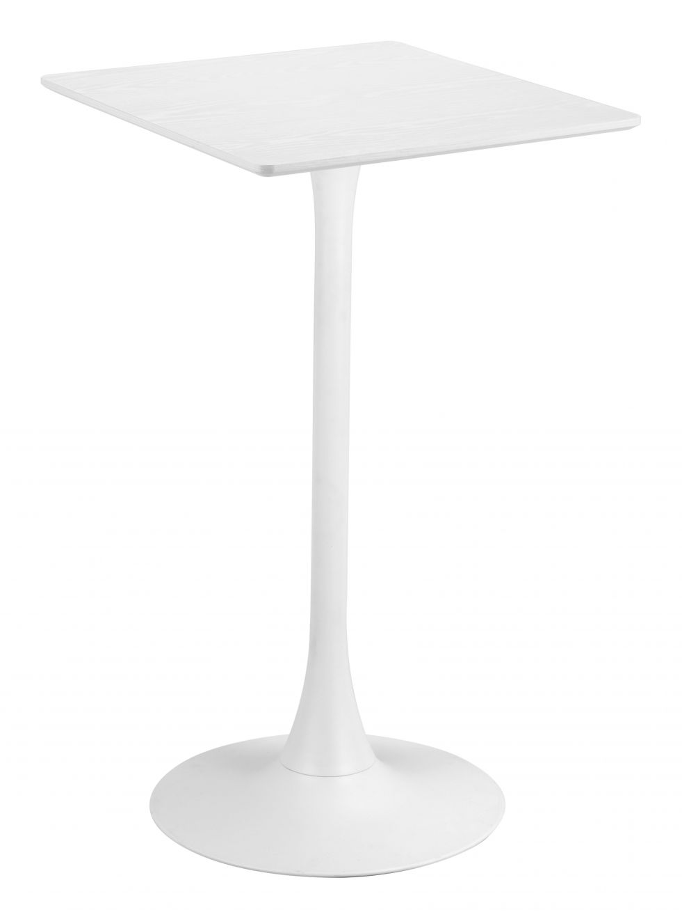 white bar table