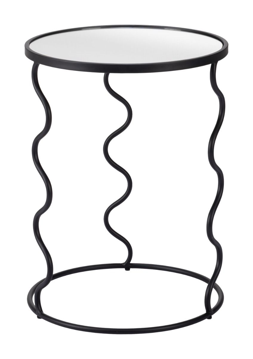 black side table
